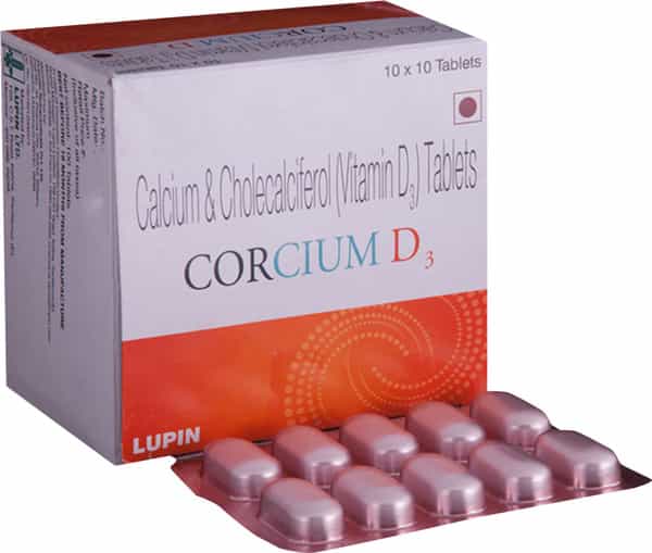 Corcium D3 Strip Of 10 Tablets