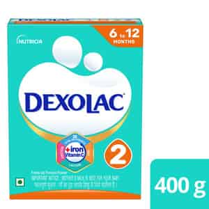 Dexolac 2 | Follow Up Formula | 6 To 12 Months| Box 400 Gm