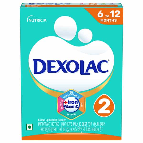 Dexolac 2 | Follow Up Formula | 6 To 12 Months| Box 400 Gm