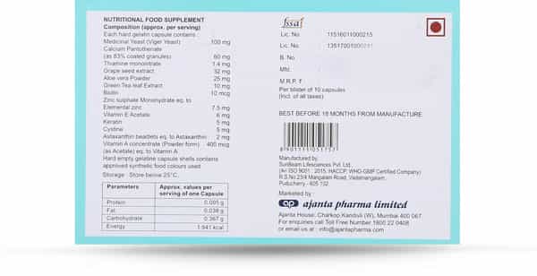 Tricogro Strip Of 10 Capsules