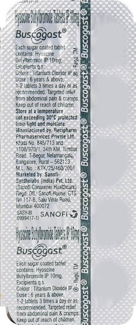 BUSCOGAST 10MG | STRIP | 10 TABLETS