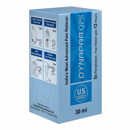 Dynapar Qps Pain Relief Spray For Back | Knee | Muscle & Joint Pain - 30 Ml