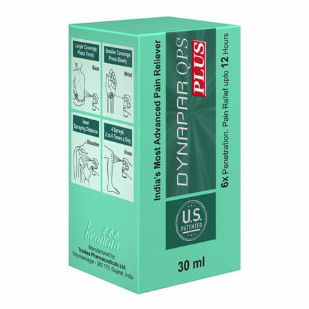 Dynapar Qps Plus Pain Relief Spray For Back | Knee | Muscle & Joint Pain - 30 Ml