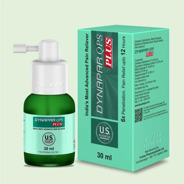 Dynapar Qps Plus Pain Relief Spray For Back | Knee | Muscle & Joint Pain - 30 Ml