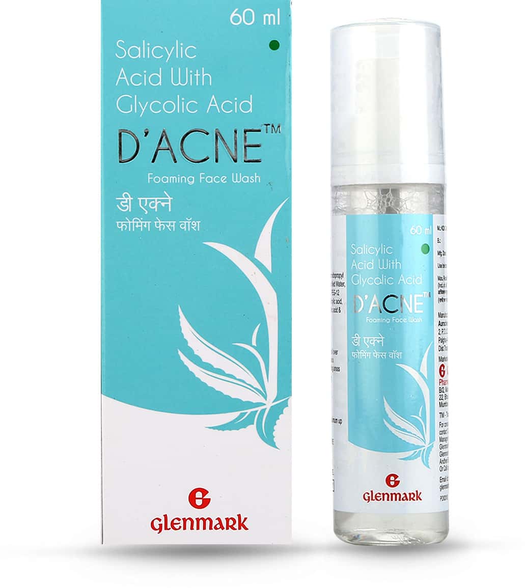 Buy D ACNE FACE WASH FOAMING BOTTLE OF 60 ML Online & Get Upto 60 OFF