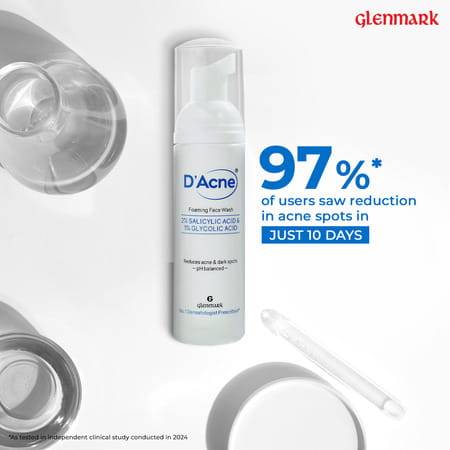 D Acne Face Wash Foaming Salicylic Acid Bottle Of 60 Ml