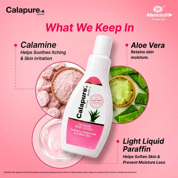 Calapure A | Calamine Body Lotion | 50 Ml