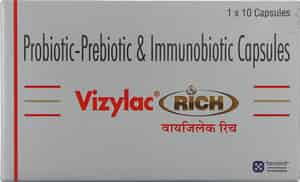 Vizylac Rich Strip Of 10 Capsules