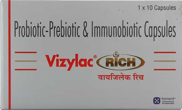 Vizylac Rich Strip Of 10 Capsules