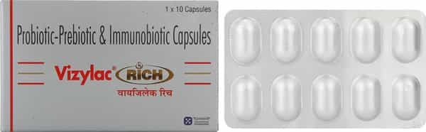 Vizylac Rich Strip Of 10 Capsules