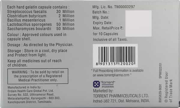 Vizylac Rich Strip Of 10 Capsules