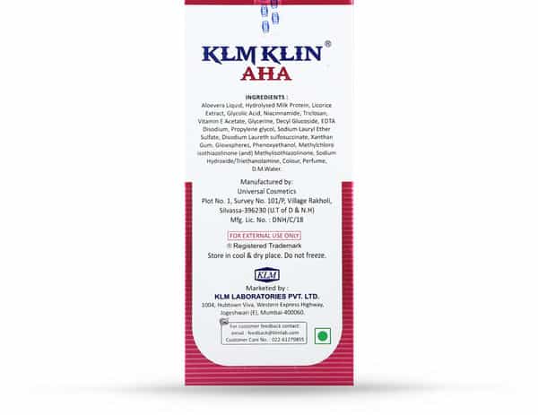 Klm Klin Aha Face Wash | 100 Ml