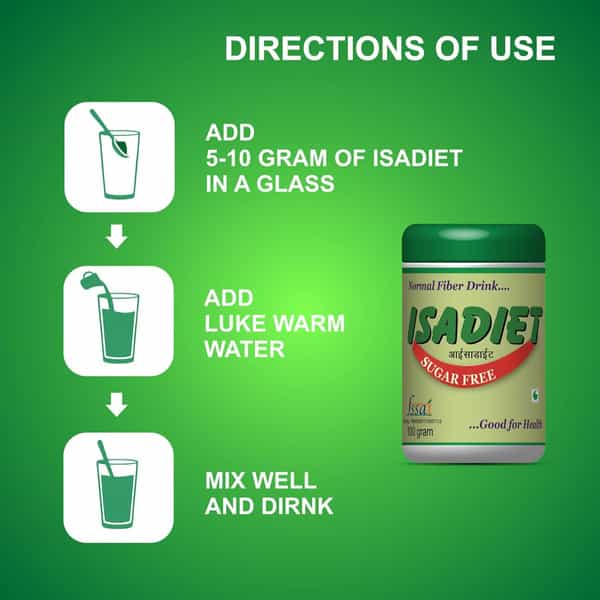 Isadiet Sugar Free Bottle Of 100Gm Oral Powder