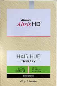 Altris Hd Hair Hue Therapy Dark Brown Colour 3 X 50 Gm