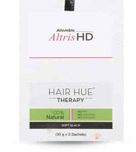 Altris Hd Hair Hue Therapy Soft Black Hair Colour 3 X 50 Gm