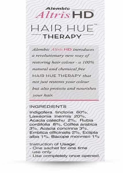 Altris Hd | Hair Hue Therapy | Soft Black Hair Colour | 50 Gm | Pack Of 3