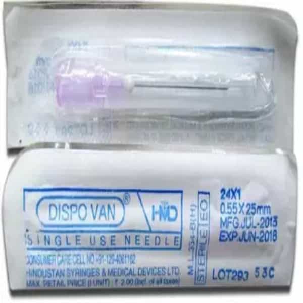 Dispovan Needle 24G-1N