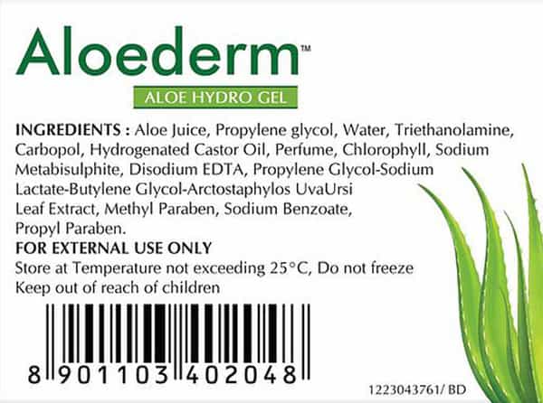 Aloederm Aloe Hydro Gel 50Gm