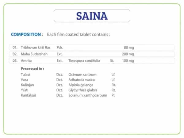Saina Tablets