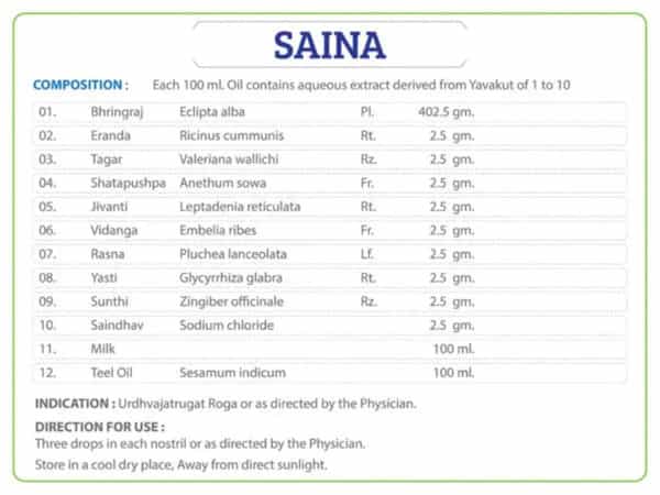Saina Nasal Drops