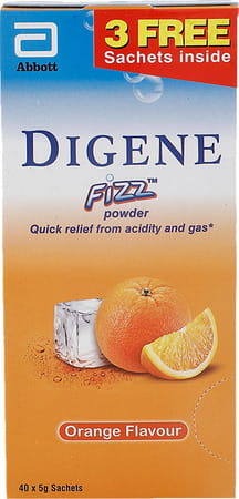 Digene Fizz Orange Antacid Sachet Of 5 G