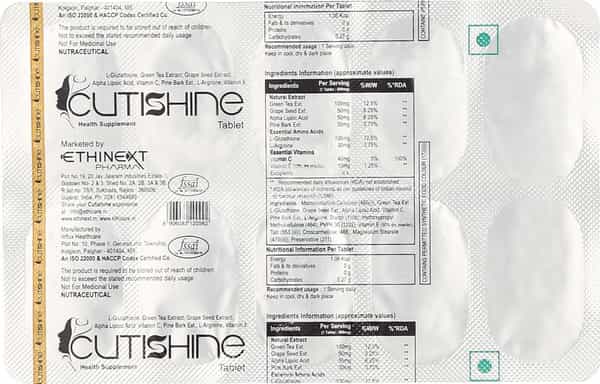 Cutishine Tablet - 10 Tablet