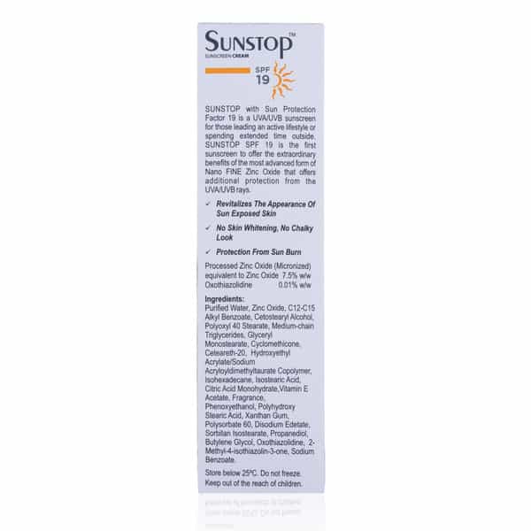 Sunstop 19 Cream 60Gm