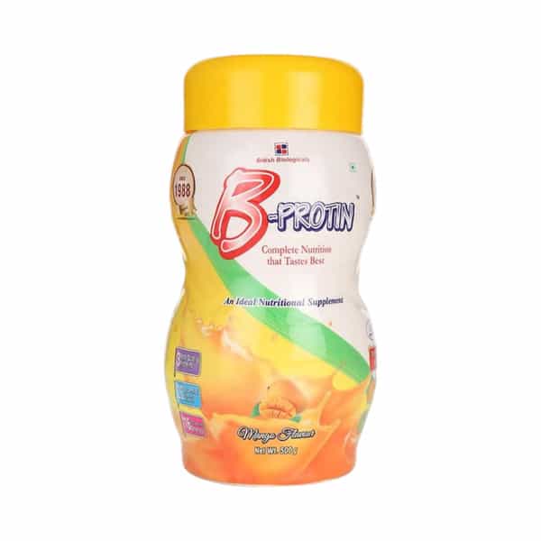 B-Protin Mango Flavour Bottle Of 500Gm Powder
