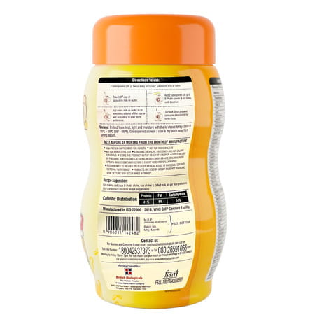 B-Protin Mango Flavour Bottle Of 500gm Powder