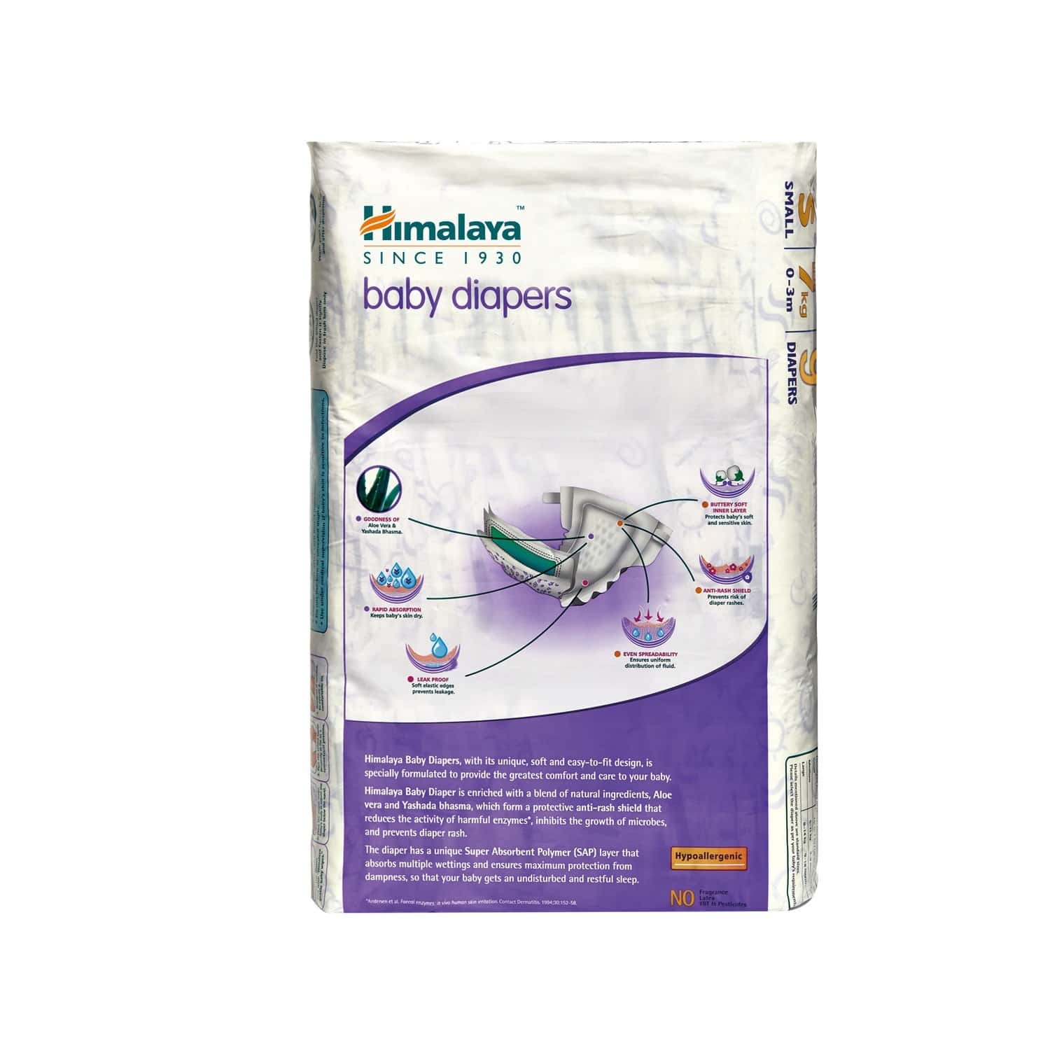 Buy HIMALAYA BABY DIAPERS SMALL 9 PCS Online & Get Upto 60 OFF at