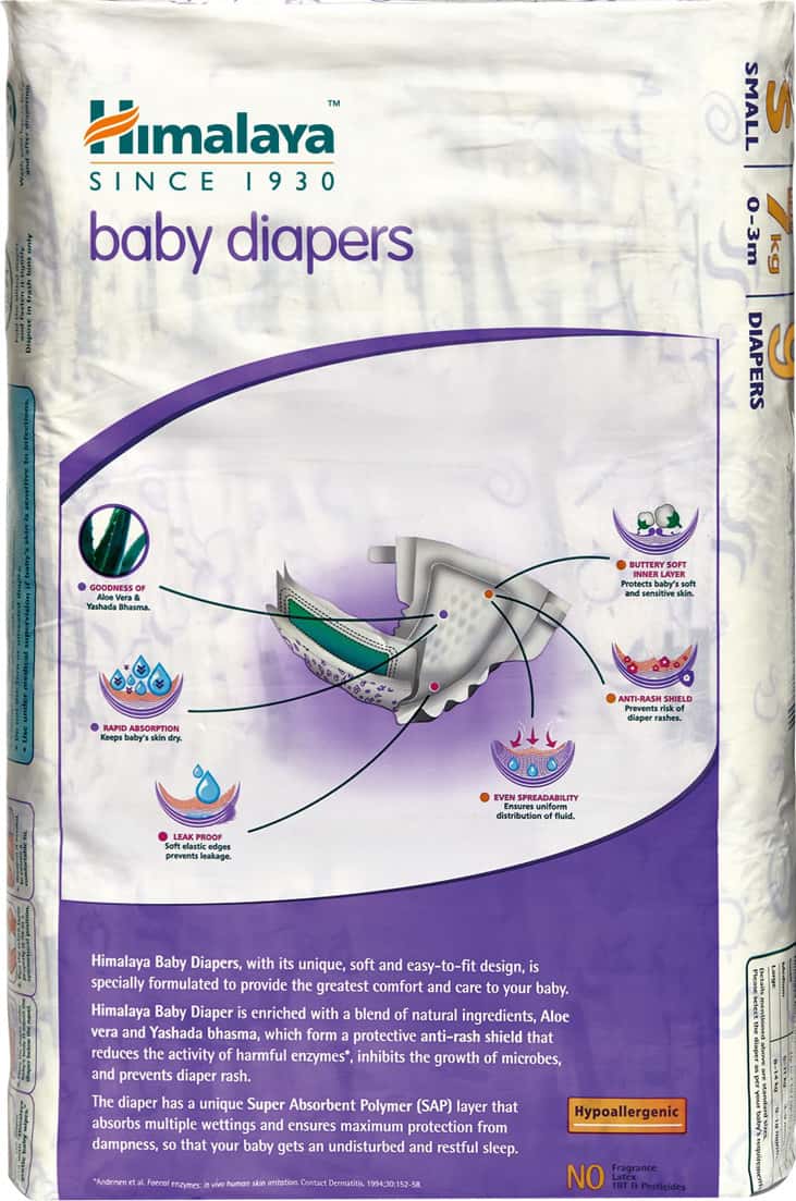 Buy HIMALAYA BABY DIAPERS SMALL 9 PCS Online & Get Upto 60 OFF at