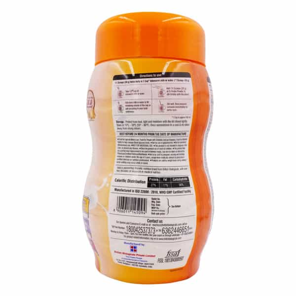 D-Protin Vanilla Flavour Nutritional Supplement For Diabetes Care Powder Jar 500 Gm