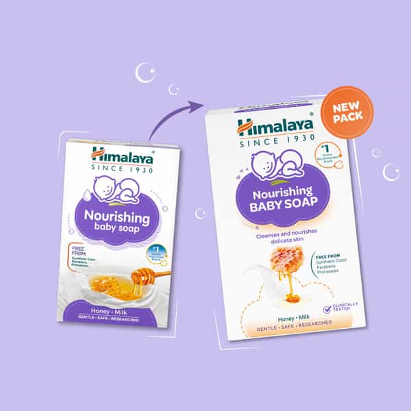 Himalaya Nourishing Baby Soap For Sensitive Skin | Honey Milk Nourish Complex To Nourish Skin 125 Gm