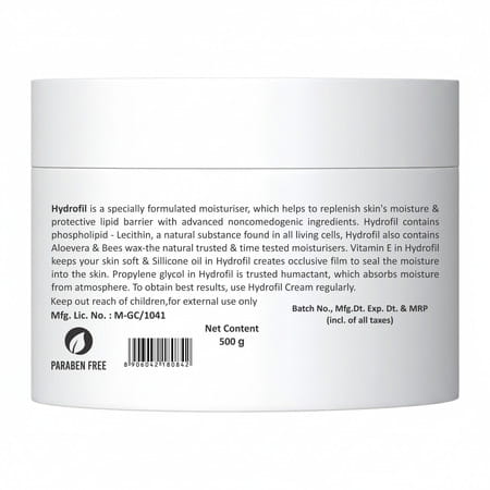 Hydrofil Cream - 500 Gm