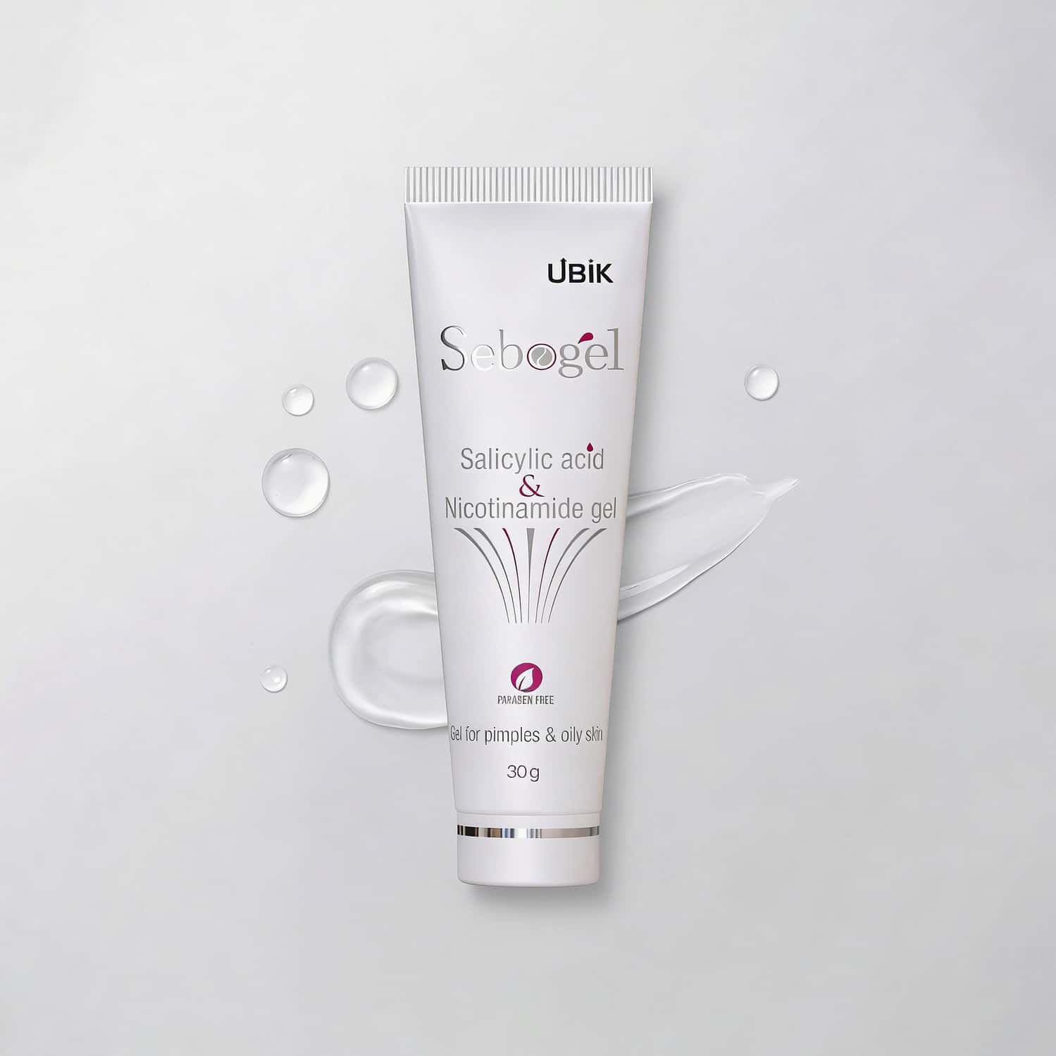 SEBOGEL SALICYLIC ACID & NICOTINAMIDE GEL FOR PIMPLES AND OILY SKIN - 30 GM
