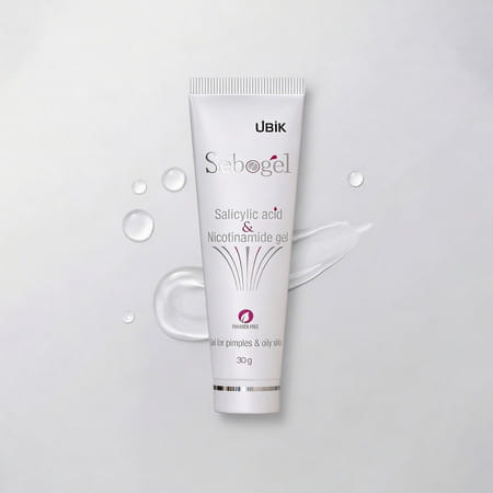 Sebogel Salicylic Acid & Nicotinamide Gel For Pimples And Oily Skin - 30 Gm