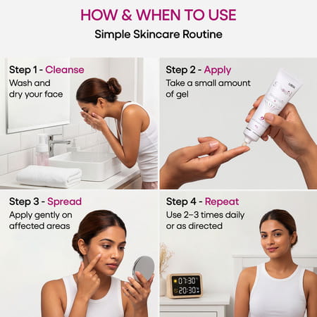 Sebogel Salicylic Acid & Nicotinamide Gel For Pimples And Oily Skin - 30 Gm