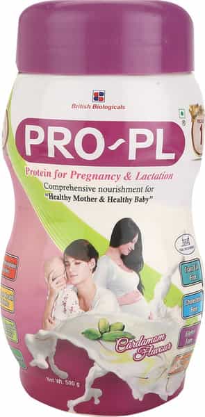 Pro-Pl Protein Powder For Pregnancy & Lactation | Cardamom Flavour | Jar 500 Gm