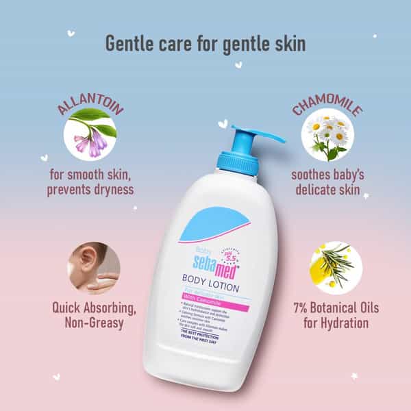 Sebamed Baby Ph 5.5 For Delicate Skin With Camomile Body Lotion - 400Ml