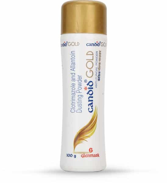 Candid Gold Anti Fungal Powder Bottle Of 100 Gm