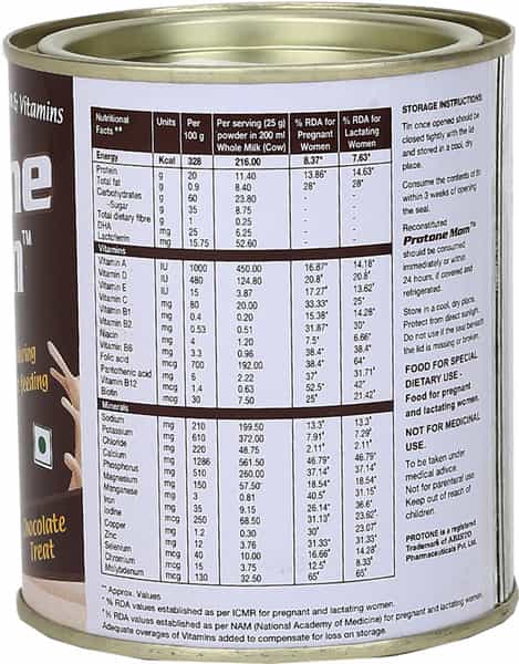 Protone Mom Choco Nutrition Drink Tin Of 200 G