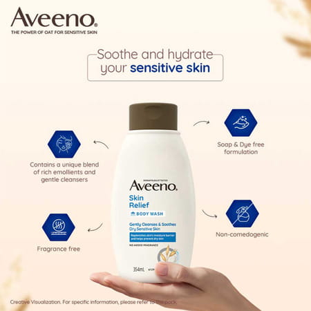 Aveeno Active Naturals Skin Relief Body Wash 354ml