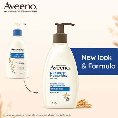Aveeno Skin Relief Moisturizing Lotion | Instantly Relieves Dry+Sensitive Skin 354 Ml