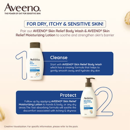 Aveeno Skin Relief Moisturizing Lotion | Instantly Relieves Dry+Sensitive Skin 354 Ml
