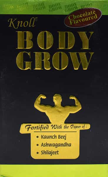 Knoll Body Grow Chocolate Flavour Bottle Of 300Gm Powder