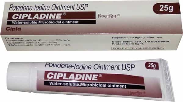 Cipladine 5% Tube Of 25Gm Ointment