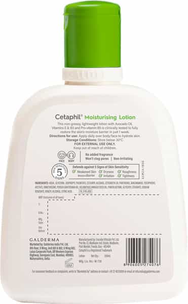 Cetaphil Moisturising Lotion | Body | Dry & Sensitive Skin | 250 Ml