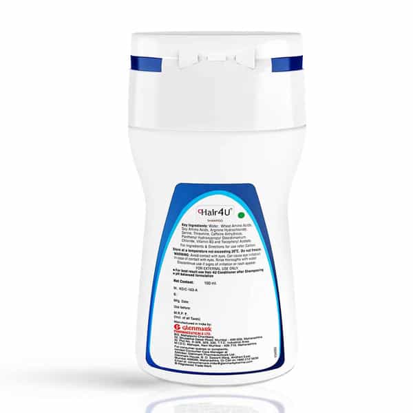 Hair 4U | Shampoo With Caffeine Advantage | Bottle 100 Ml