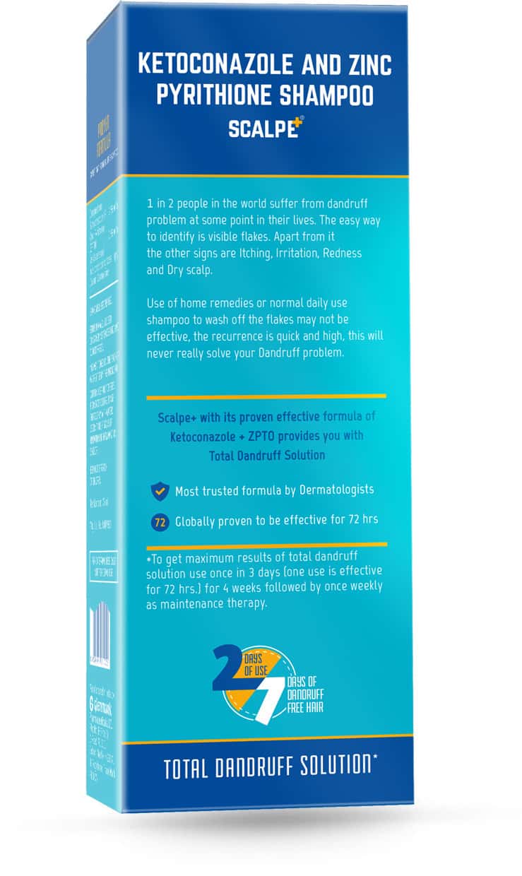 SCALPE PLUS EXPERT ANTI-DANDRUFF SHAMPOO | KETOCONAZOLE | 75 ML