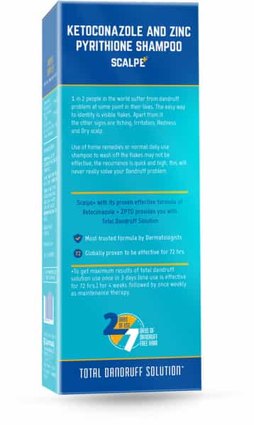Scalpe Plus Expert Anti-Dandruff Shampoo With Ketoconazole | 75Ml